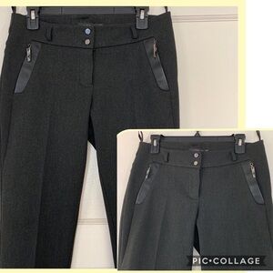 VANGELIZA Women Stretch Wool Dark‎ Gray Pants